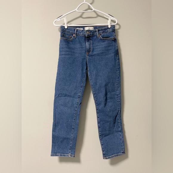 Mango Grace Crop Slim Fit Jeans - Picture 2 of 14